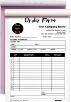 Custom Carbonless Sales Invoice Form Books by Unknown