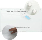 Glass Whiteboard Magnetic Dry Erase Board 6' x 3', Large Frameless Glass White - Image 4