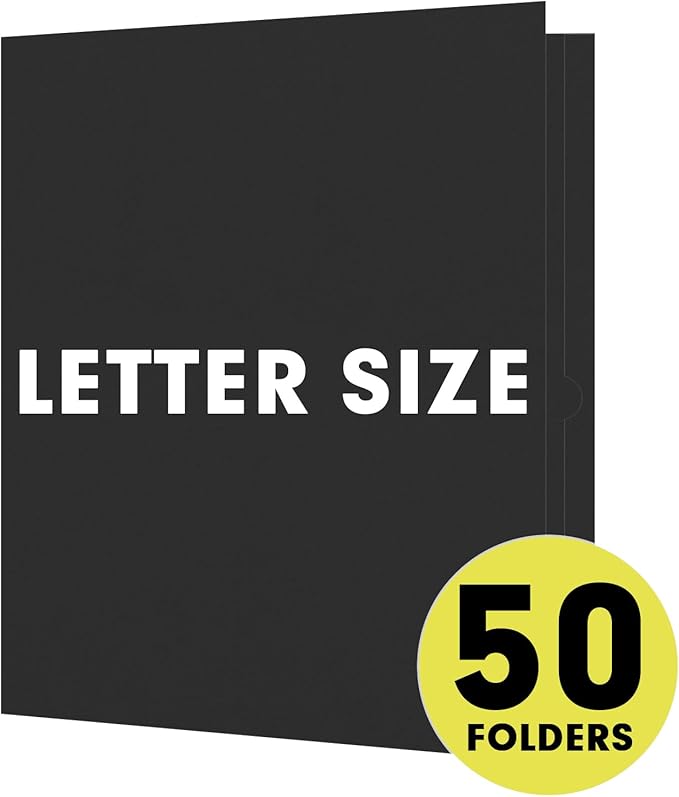 Two Pocket Folders, RAZCC 50 Pack 2 Pocket Folders Fit Letter Size Paper - Image 4