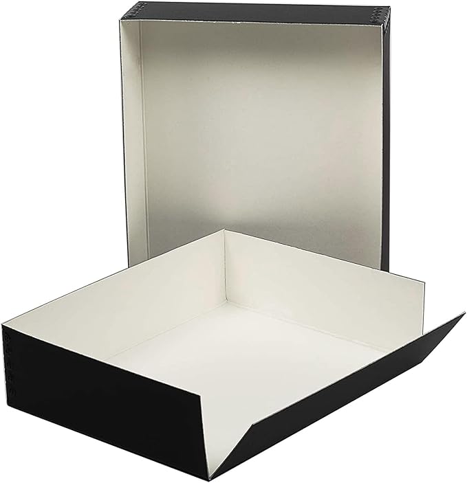 Lineco Museum Archival Storage Box, 9.25x11.75x3 in. Drop Front Design. - Image 5