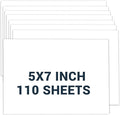 Cardstock 5x7, 110 Sheets Card Stock, Heavy Card stock, Cardstock Paper by Glyanlee