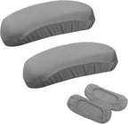 Kakalote Office Chair Armrest Covers, 1pair Stretchable Stretch Computer Chair Slipcover Desk Chairs Arm Cover for Office, Desk, Gaming Chairs (Grey-No Sponge pad)