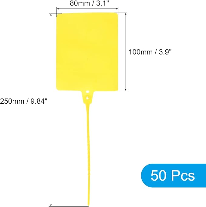 MECCANIXITY Plastic Seals Shipping Tags, - Image 2