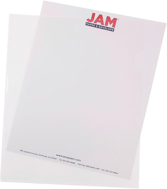 JAM PAPER Plastic Sleeves by JAMPaper