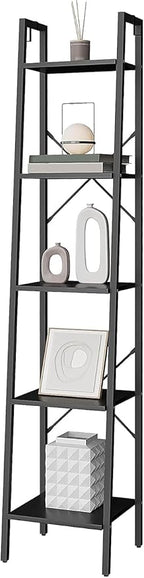 Hzuaneri Ladder Shelf, Bookshelf Bookcase, Freestanding Corner Storage Shelve - Image 4