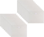 11 x 14 Large Clear Plastic Envelopes Document File Storage Holder 20 Pack Hook by YESSART