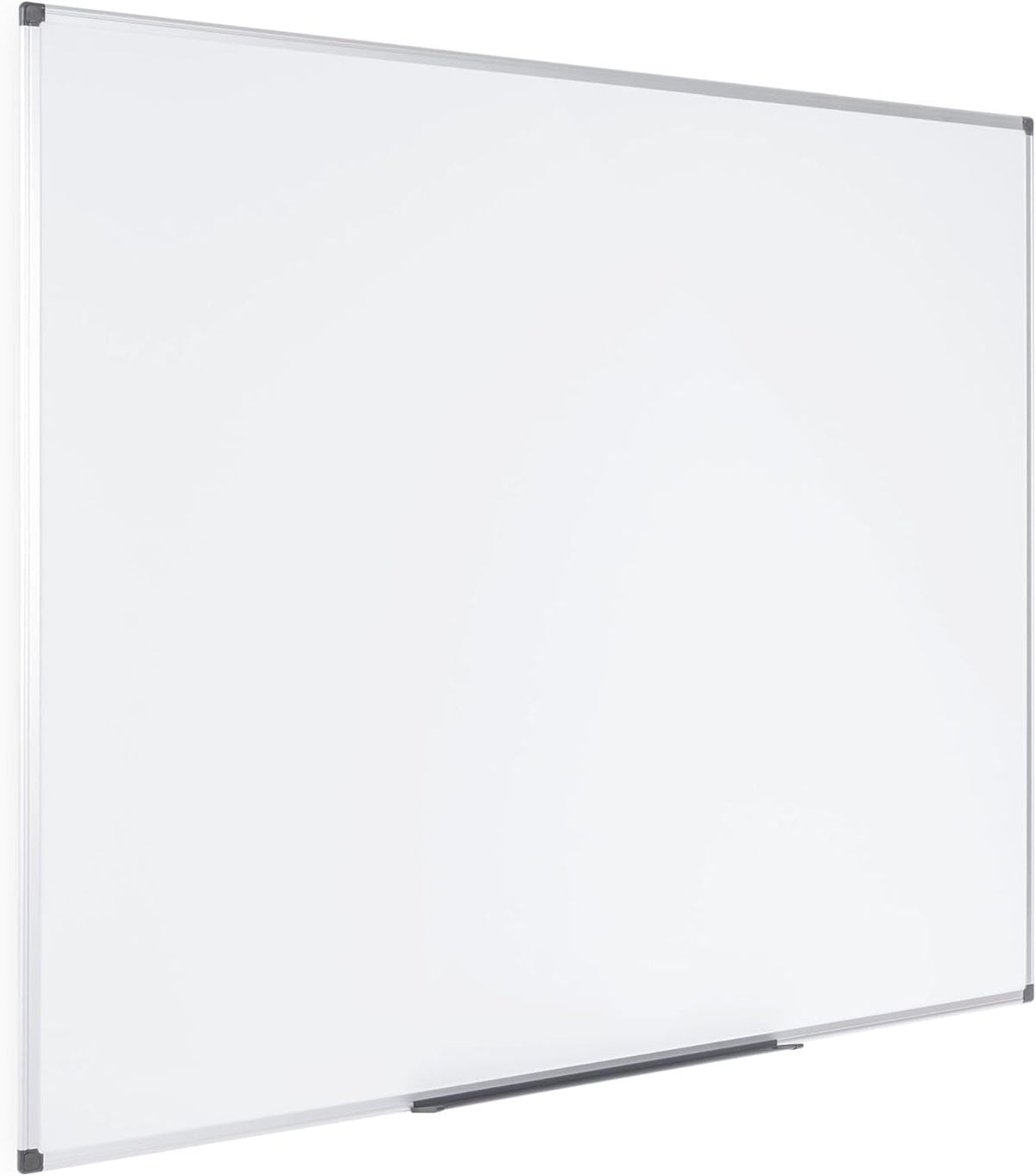MasterVision Maya Series Double Sided Melamine Dry Erase White Board with Sna...