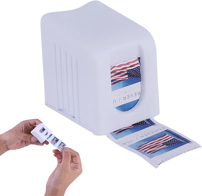 Postage Stamp Dispenser for Roll of 100 Stamps, Stamp Roll Holder for US by Unknown