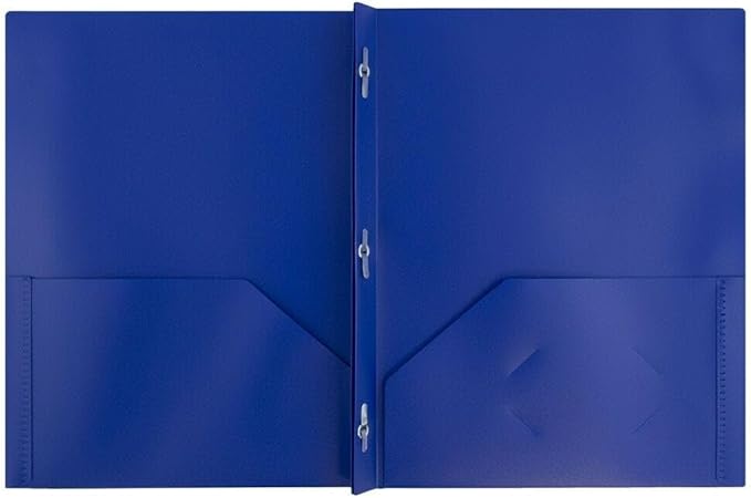 JAM PAPER Plastic Color Pop Folders - Image 2