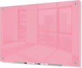 J&J worldwide Magnetic Glass Whiteboard, Wall Mounted Glass Dry Erase Board 47 by JJworldwide