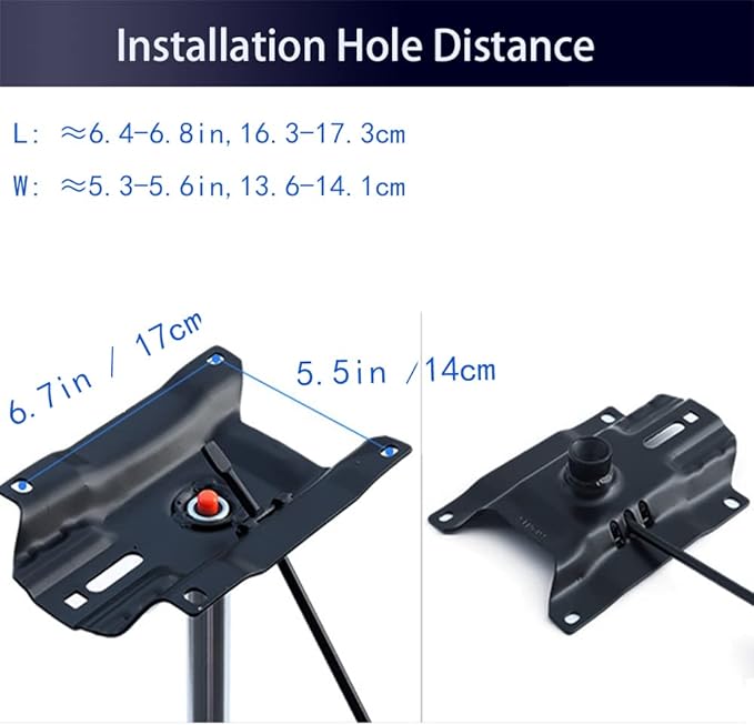 Gjpwyfdc Office Chair Tilt Control Mechanism Replacement 5.5'' X 6.7'' - Image 2