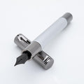 Monteverde USA Ritma Fountain Pen in Silver – Medium Nib, Balanced JoWo by Monteverde