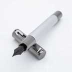 Monteverde USA Ritma Fountain Pen in Silver – Medium Nib, Balanced JoWo by Monteverde