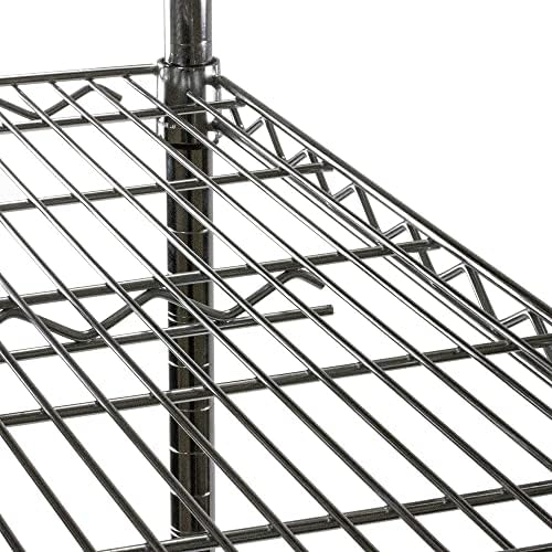Shelving Inc. 8" d x 8" w Chrome Wire Shelving with 3 Tier Shelves