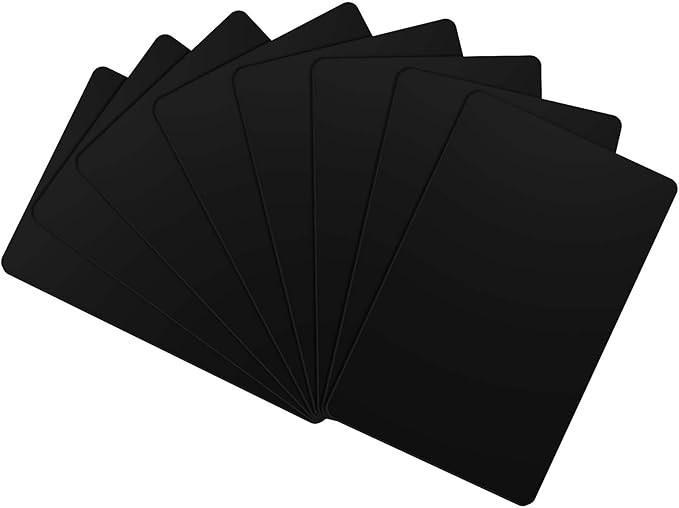 100 Pack - Premium Blank PVC Cards by Klmnduo
