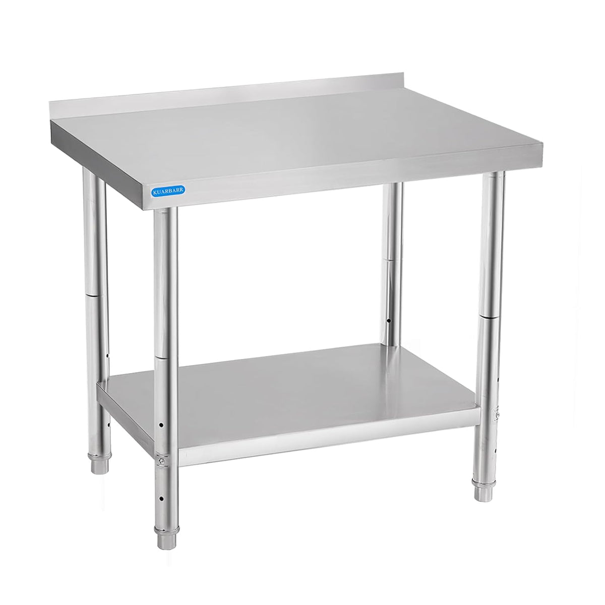 KUARBARR Stainless Steel Table for Prep & Work with Undershelf 24 x 30 In...