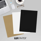 LUXPaper 8.5" x 11" Paper | Letter Size | Midnight Black | 28lb. | 1, 000 Qty - Image 9