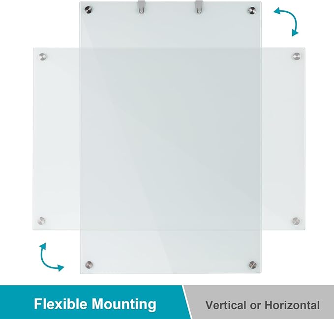 Glass Dry Erase Board, 36 x 24 Inches Magnetic Glass Whiteboard - Image 5