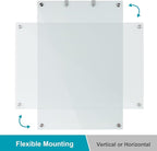 Glass Dry Erase Board, 36 x 24 Inches Magnetic Glass Whiteboard - Image 5