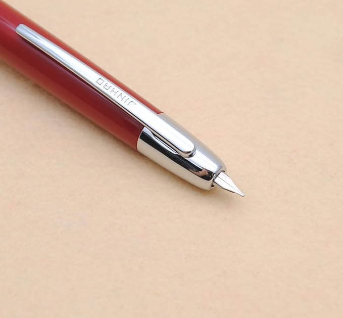 JINHAO 20 Press Fountain Pen, Retractable Capless Resin Pen - Image 2