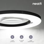 Neatfi XL Bifocal LED Magnifying Lamp, 7-Inch Acrylic Lens, 5D/20D Magnification - Image 2