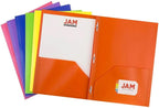 JAM PAPER Plastic 2 Pocket POP Folders by JAMPaper