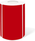 2×3 Inch Red Removable Thermal Labels, Self-Adhesive Square Direct Thermal by Yeachlaing