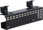 AEONS Under Desk Cable Management Tray Black Horizontal 16-inch Under Desk - Image 2