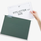 HERKKA Extra Capacity Hanging File Folders, 30 Pack Reinforced Hang Folders - Image 3