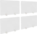 4PCS Desk Dividers Office Partitions, Privacy Desk Panel Protective, Acrylic