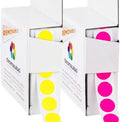 ChromaLabel 1/2 Inch Round Colored Stickers, Removable Sticky Dots Color Coding by ChromaLabel