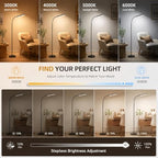 wio-mio floor lamp, 15w/1000lm bright led floor lamp shown in use
