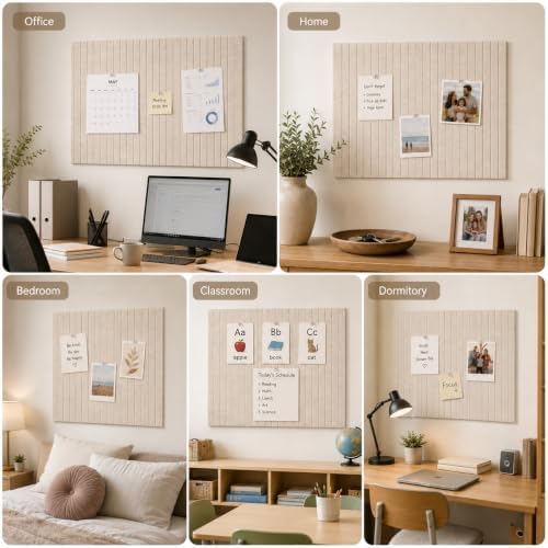 Extra Large Felt Bulletin Board Squares,48"x48",16 Pack Oatmeal