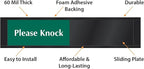 SmartSign In Session Do Not Disturb/Please Knock Slider Door Sign - Image 5
