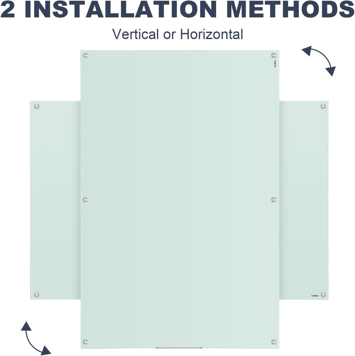 Glass Whiteboard 72x48 Large Magnetic White Board Dry Erase Board for Wall