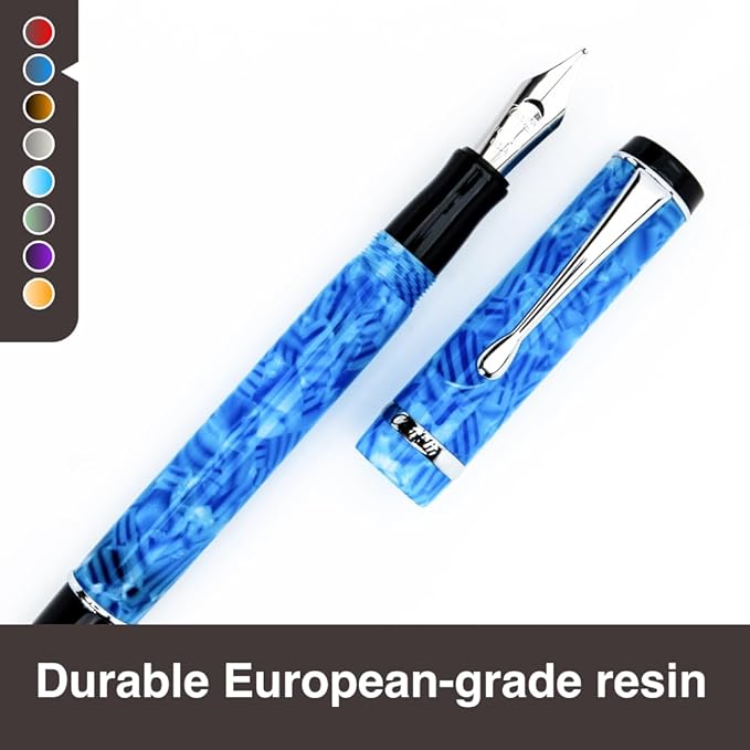 Conklin Duragraph Fountain Pen Ice Blue - Image 5