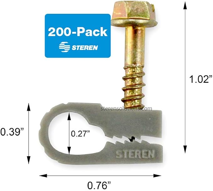STEREN Coaxial Cable Clips - Image 4