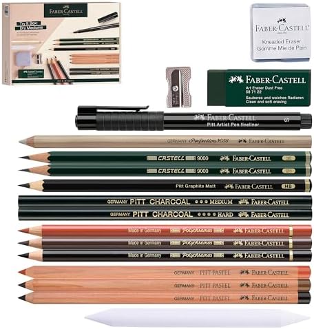 faber-castell try it box: dry mediums - 17, main product view