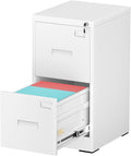 INTERGREAT 2 Drawer File Cabinet, Lockable Vertical File Office Cabinet by INTERGREAT