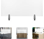 KONKENIE Acrylic Office Privacy Partition Indoor Desk Divider Guard Rectangle - Image 5
