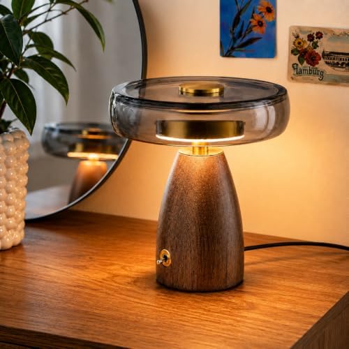 SEHNLICH Aesthetic 9” Table Lamp for Living Room, Bedroom, Bedside, Nightstan...