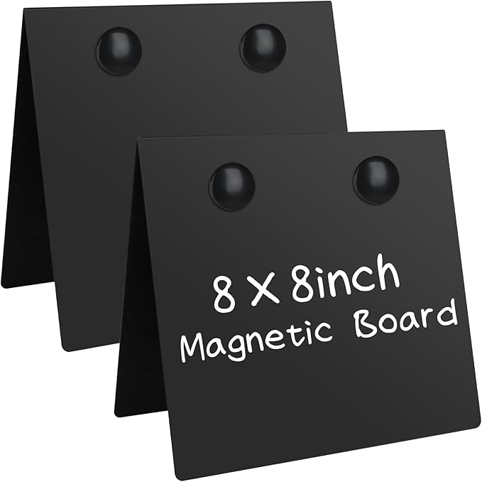 2 Pcs 8x8inch Magnetic Bulletin Board by lahnao