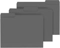 File Folder, PANDRI 120 Pack File Folder, 1/3 Cut Tab, Letter Size, Filing by PANDRI