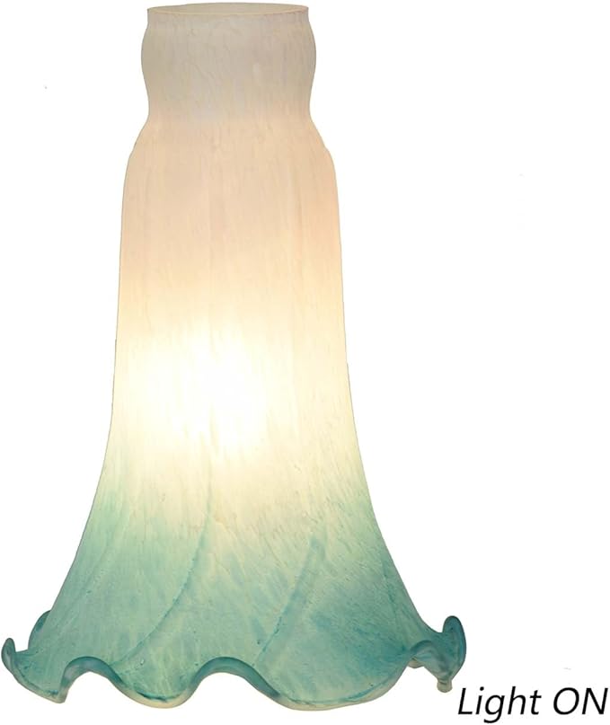 Bieye LS08 Lily Flower Blown Glass Lampshade - Image 2