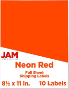 JAM PAPER Full Sheet Shipping Labels - Image 5
