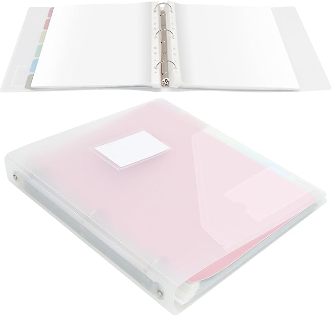 Uquelic 50-Pocket Clear Binder - Image 8