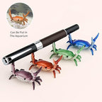 Crab Pen Holder for Desk, Cute Multifunctional Weightlifting Desk Crab Pencil - Image 3