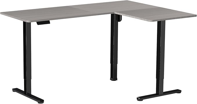 VIVO Electric Corner 63 x 47 inch L-Shaped Standing Desk, Memory Height - Image 9