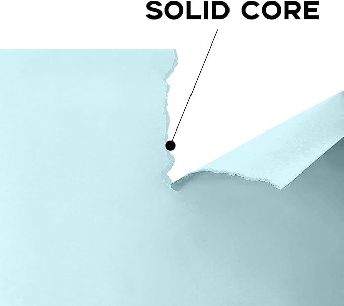 50 Sheets Light Blue Cardstock Paper 8.5 x 11, Goefun 80lb Card Stock Printer - Image 4
