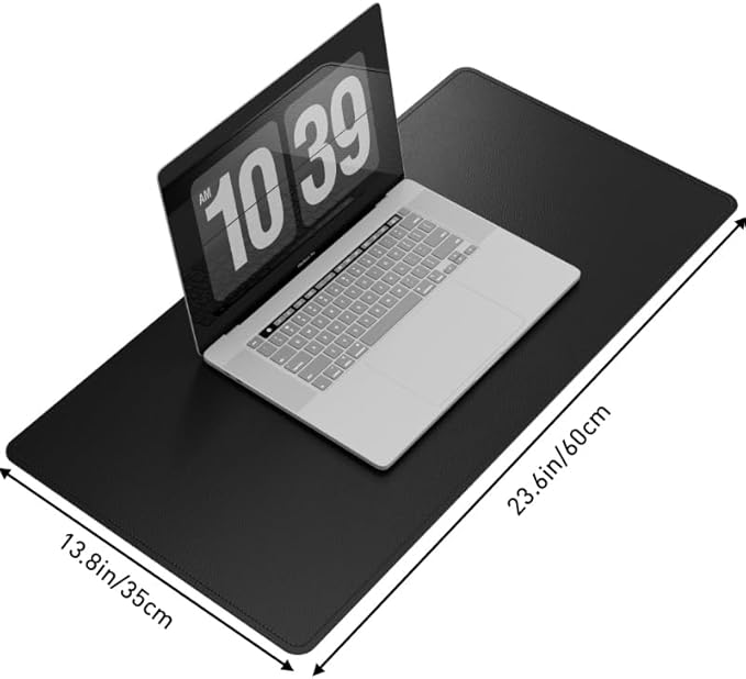 DAWNTREES Laptop Mat for Desk, PU Leather Desk Protector Pad, Non Slip - Image 2
